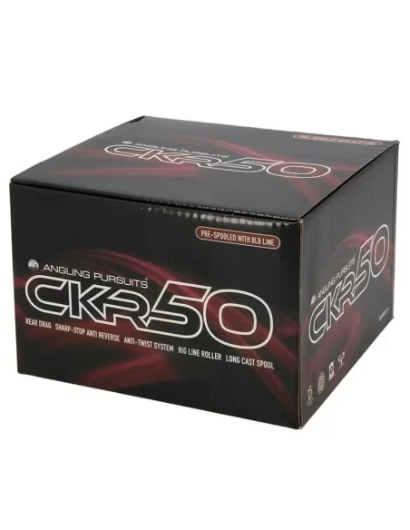 Ngt Angling Pursuit CKR50 Mulinello con Frizione Posteriore e Filo 5000 Mulinelli da Pesca