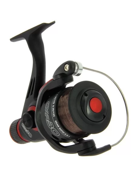 Ngt Angling Pursuit CKR30 Mulinello con Frizione Posteriore e Filo 3000 Mulinelli da Pesca