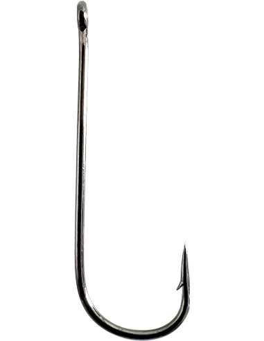 Kolpo Brutale BN-HY Ami da Pesca Gambo Lungo Carbonio Con Occhiello Molto Robusto 20 pz Ami da pesca Kolpo
