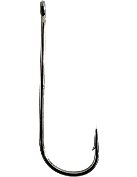 Kolpo Brutale BN-HY Ami da Pesca Gambo Lungo Carbonio Con Occhiello Molto Robusto 20 pz Ami da pesca Kolpo