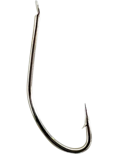 Kolpo Brutale N-SK Ami da Pesca Carbonio Con Paletta Storti Gambo Lungo 20 pz Ami da pesca Kolpo