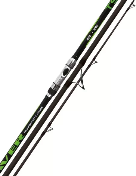 Maver Tsunami Canna da Pesca Surf con Anelli Fuji Low Rider 250 gr 4.20 mt Canne da pesca Maver
