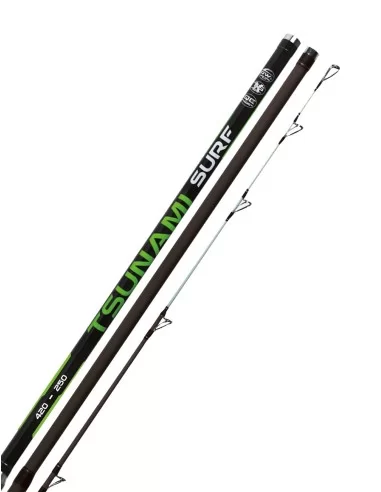 Maver Tsunami Canna da Pesca Surf con Anelli Fuji Low Rider 250 gr 4.20 mt