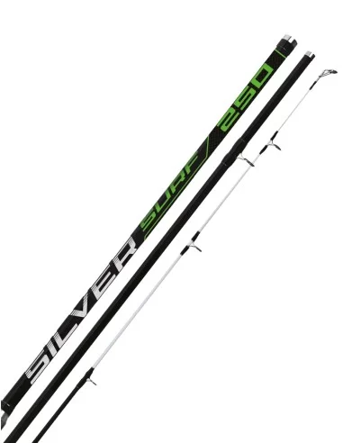 Maver Silver Surf Canna da Pesca Surfcasting 4.30 mt 250 gr anelli Fuji Canne da pesca Maver
