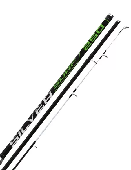 Maver Silver Surf Canna da Pesca Surfcasting 4.30 mt 250 gr anelli Fuji Canne da pesca Maver