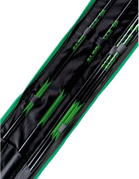 Maver Alborella Sx Canne da Pesca Telescopiche in Carbonio Kit 4 Canne e Fodero