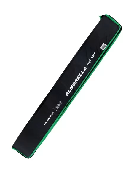 Maver Alborella Sx Canne da Pesca Telescopiche in Carbonio Kit 4 Canne e Fodero