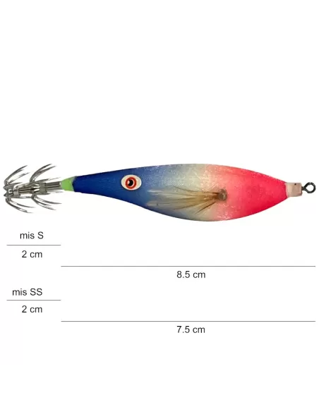 Kolpo OT05 Totanara da Pesca Totani e Seppie Esche Artificiali Kolpo