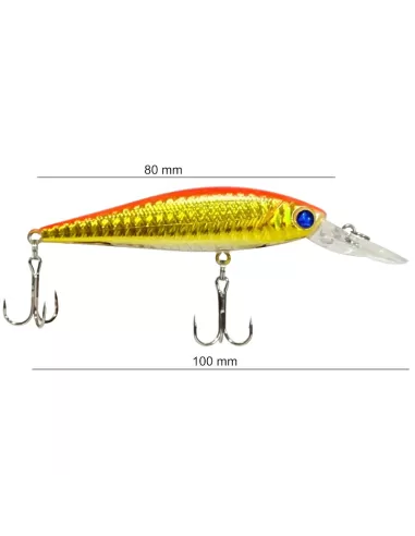 Yamashiro SH10 Minnow Floating 10 cm Colore 02 Esche Artificiali Yamashiro