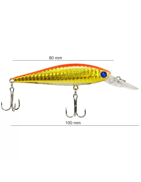 Yamashiro SH10 Minnow Floating 10 cm Colore 02 Esche Artificiali Yamashiro