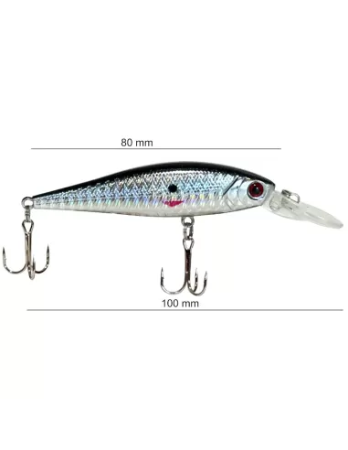 Yamashiro SH10 Minnow Floating 10 cm Colore 07 Esche Artificiali Yamashiro