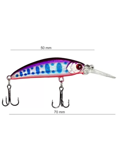 Yamashiro MR70 Minnow Speciale Trota Aspio 7 cm Colore 07 Esche Artificiali Yamashiro