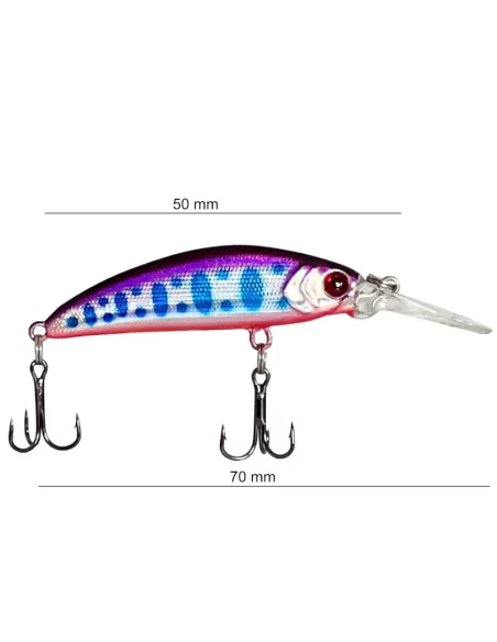 Yamashiro MR70 Minnow Speciale Trota Aspio 7 cm Colore 07 Esche Artificiali Yamashiro