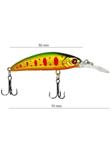 Yamashiro MR70 Minnow Speciale Trota Aspio 7 cm Colore 02 Esche Artificiali Yamashiro