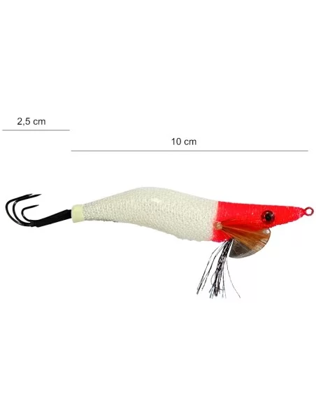 Kolpo EK03 Totanara Gamberone Pesca Seppie e Polpi Size 3.0 Esche Artificiali Kolpo