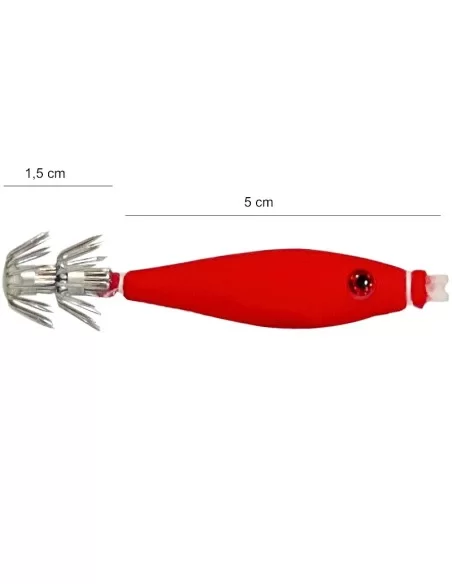 Kolpo OP06 Totanara Soft Squid Speciale Seppia 5.5cm Corpo Soft Esche Artificiali Kolpo