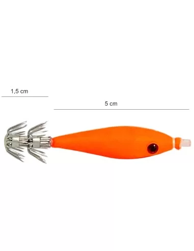 Kolpo OP05 Totanara Soft Squid Speciale Seppia 5.5cm Corpo Soft