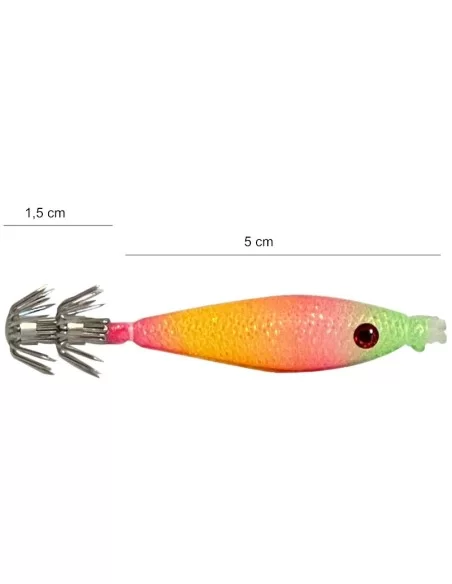 Kolpo OP15 Totanara Soft Squid Speciale Seppia 5.5cm Corpo Soft Esche Artificiali Kolpo