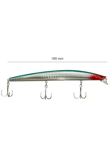 Yamashiro Long Jerk Artificiale da Spinning Barracuda e Spigole LG05 18.5 cm 24.5 gr