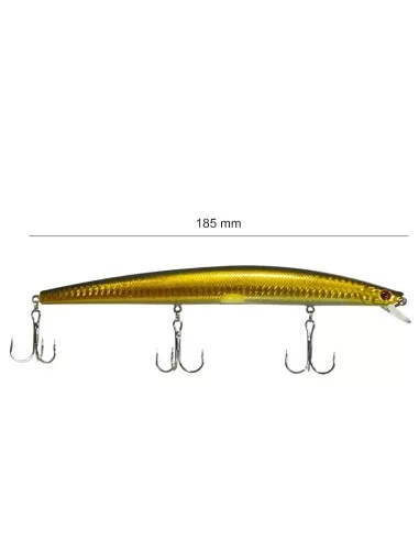 Yamashiro Long Jerk Artificiale da Spinning Barracuda e Spigole LG03 18.5 cm 24.5 gr
