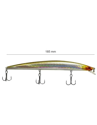 Yamashiro Long Jerk Artificiale da Spinning Barracuda e Spigole LG04 18.5 cm 24.5 gr Esche Artificiali Yamashiro