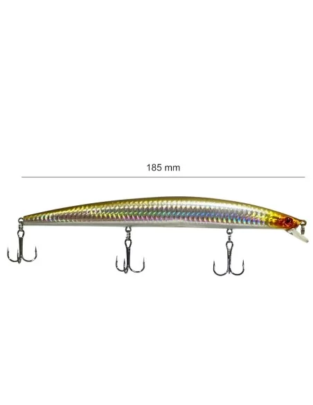 Yamashiro Long Jerk Artificiale da Spinning Barracuda e Spigole LG04 18.5 cm 24.5 gr Esche Artificiali Yamashiro