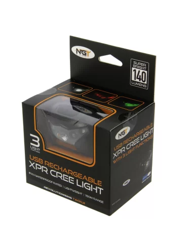 Ngt Lampada Notturna Frontale 140 Lumen Ricaricabile con usb Lampade e luci chimiche