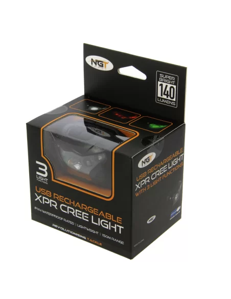 Ngt Lampada Notturna Frontale 140 Lumen Ricaricabile con usb Lampade e luci chimiche