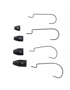Savage Gear Rigging Kit 100 pz per Montature Texas e Carolina per Pesca con Vermi Siliconici Esche Artificiali Savage Gear 2