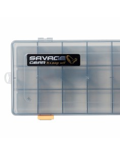 Savage Gear Flat Lure Box Smoke Kit 2 pcs 23x11x3.5 cm Artificial Door Boxes and Small Parts  2