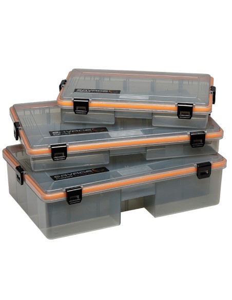 Savage Gear WP Lurebox Smoke Scatola Porta Artificiali 27.5X18X5 cm Cassette Pesca Savage Gear