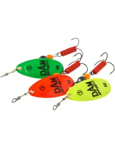 Dam Effzett Fluo Spinner Cucchiain Pesca Spinning 6 gr Esche Artificiali Dam 2