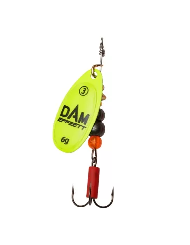 Dam Effzett Fluo Spinner Cucchiain Pesca Spinning 6 gr