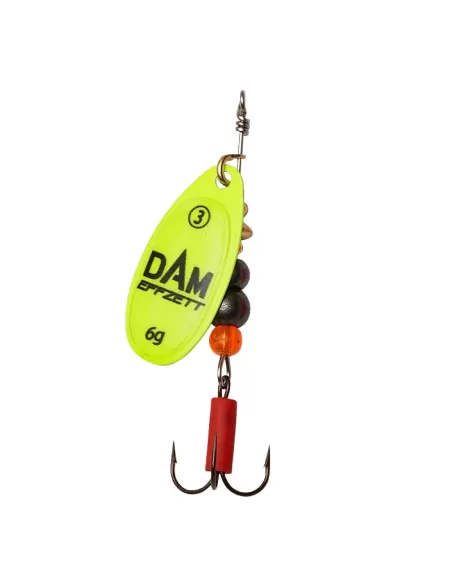 Dam Effzett Fluo Spinner Cucchiain Pesca Spinning 6 gr Esche Artificiali Dam