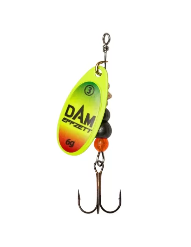 Dam Effzett Fluo Spinner Cucchiain Pesca Spinning 6 gr