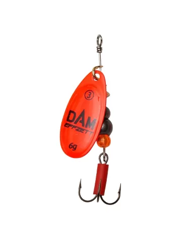 Dam Effzett Fluo Spinner Cucchiain Pesca Spinning 6 gr Esche Artificiali Dam