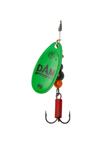 Dam Effzett Fluo Spinner Cucchiain Pesca Spinning 6 gr Esche Artificiali Dam