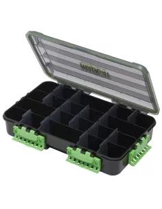 Madcat Tacklebox Scatola Impermeabile 4 Compartimenti Divisibili in 16 Posti Cat-Fishing Madcat 2