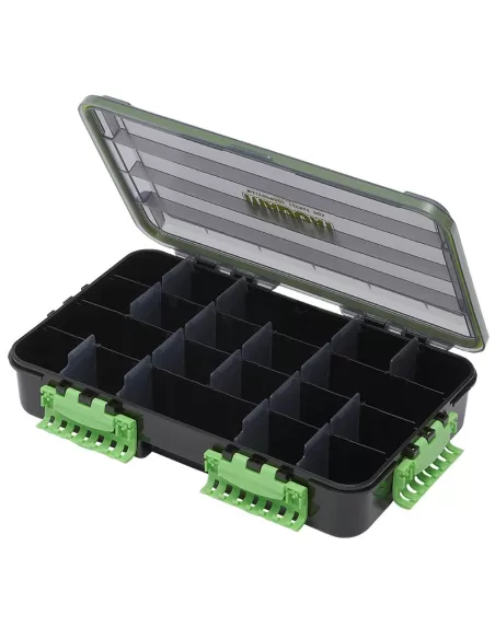Madcat Tacklebox Scatola Impermeabile 4 Compartimenti Divisibili in 16 Posti Cat-Fishing Madcat