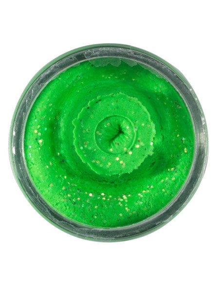 Berkley Powerbait Glitter Trout Bait Spring Lime Pasta per Trote Affondante Esche da pesca Berkley