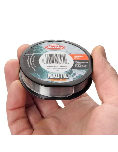 Berkley Nautil Inshore Fluorocarbon 50 mt Colore Clear