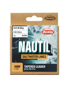 Berkley Nautil Surf Shock Leader 5 pezzi da 15 mt Conici Speciale Surfcasting Fili da pesca Berkley 2
