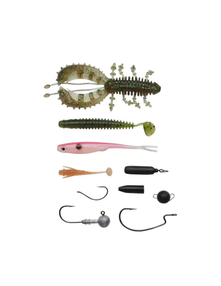 Berkley Urbn Allround Kit Street Fishing Kit Completo Pesca Spinning Esche Artificiali Berkley