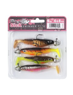 Berkley Sick Swimmer Pack Kit Artificiali Pesca Spinning 8 pz 9 cm Esche Artificiali Berkley 2