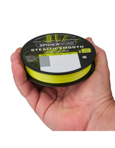 Spiderwire Stealth Smooth8 X8 PE Braid Trecciato 8 Capi 150mt Yellow Fili da pesca Spiderwire 2