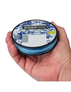 Spiderwire Stealth Smooth8 X8 PE Braid Trecciato 8 Capi 150mt Blue Camo Fili da pesca Spiderwire 2