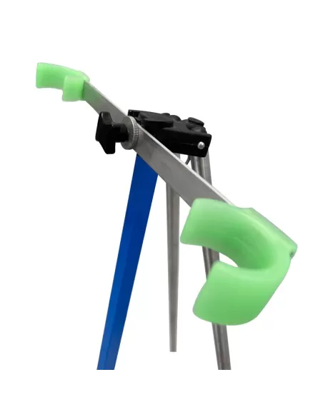 Kolpo Beach Pod Tripode Surfcasting in Alluminio 2 Canne 120 cm Accessori da pesca Kolpo