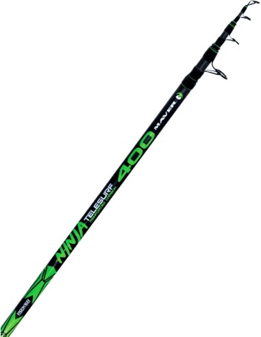 Maver Ninja Telesurf Canne da Pesca 4mt in Carbonio Canne da pesca Maver