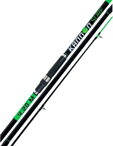 Maver Kannon Surf Canna Surfcasting Tre Sezioni 4.20mt in Carbonio Canne da pesca Maver