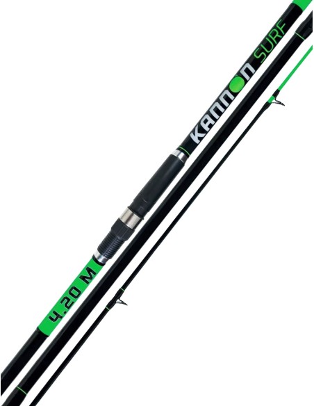 Maver Kannon Surf Canna Surfcasting Tre Sezioni 4.20mt in Carbonio Canne da pesca Maver